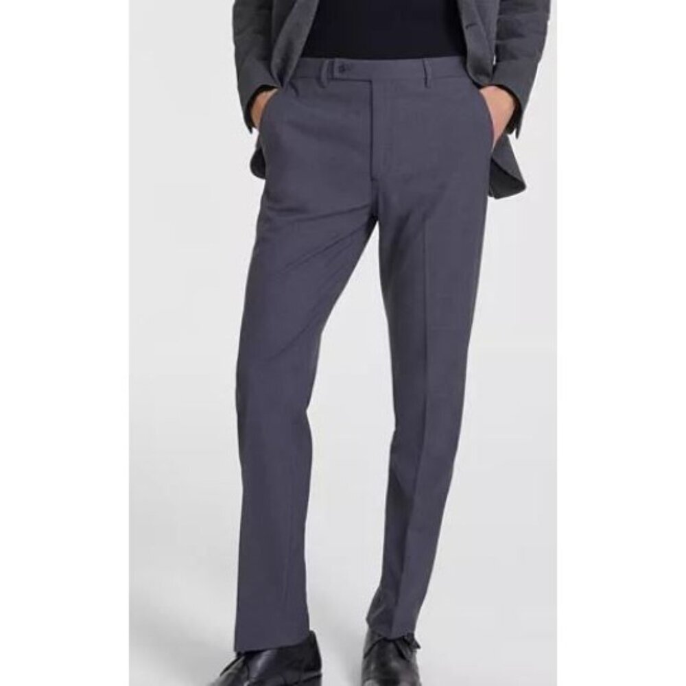 Calvin Klein Slim Fit Solid Dress Pants Men Size 32 X 30 NWT Office Casual